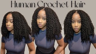 Crochet Curly Human Hair for Braids – Natural Movement, Seamless Finish